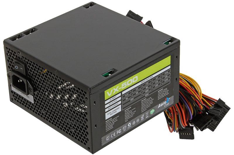 Лучший блок питания из бюджетных AeroCool VX500500W 1 Blok Pitanija AeroCool VX500 500W