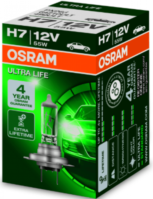 2 Lampy H7 Osram Ultra Life