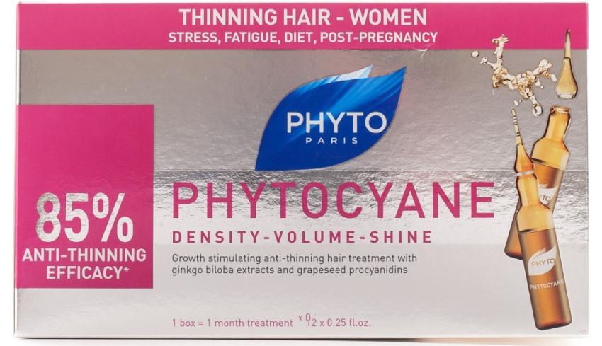 2 Sredstvo Ot Vypadenija Volos PHYTO Phytocyane
