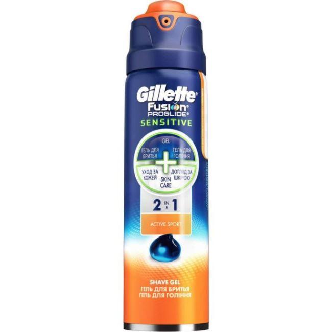 8 Gel Dla Britja GILLETTE FUSION PROGLIDE ACTIVE SPORT