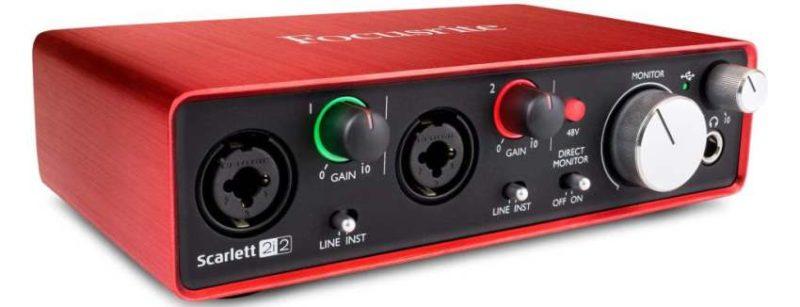 8 Vneshnie Zvukovye Karty Focusrite Scarlett 2i2 2nd Gen