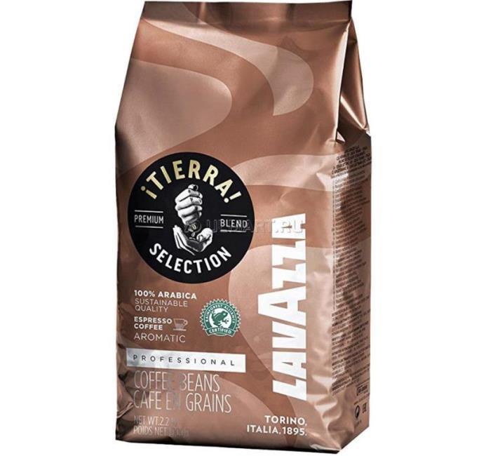 9 Kofe V Zernah Lavazza Tierra Selection