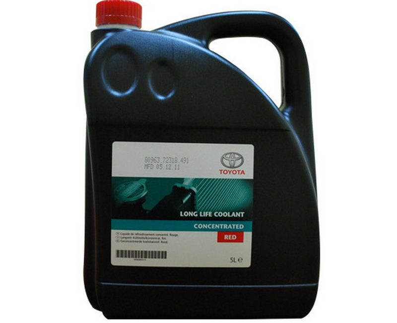 Antifrizy Toyota Long Life Coolant Red Concentrate 1l