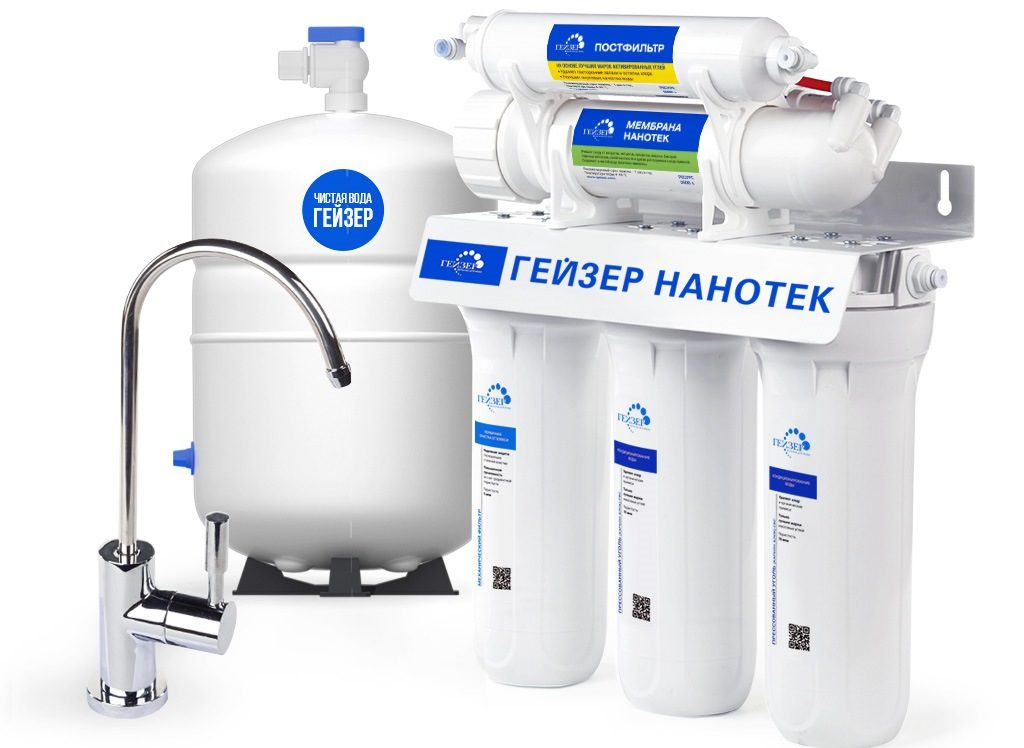 Filtr Dla Vody Pod Mojku Geizer Nanotek