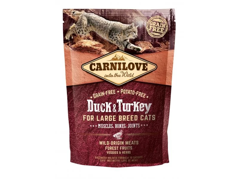Carnilove Duck Turkey For Large Breed Cats.webp